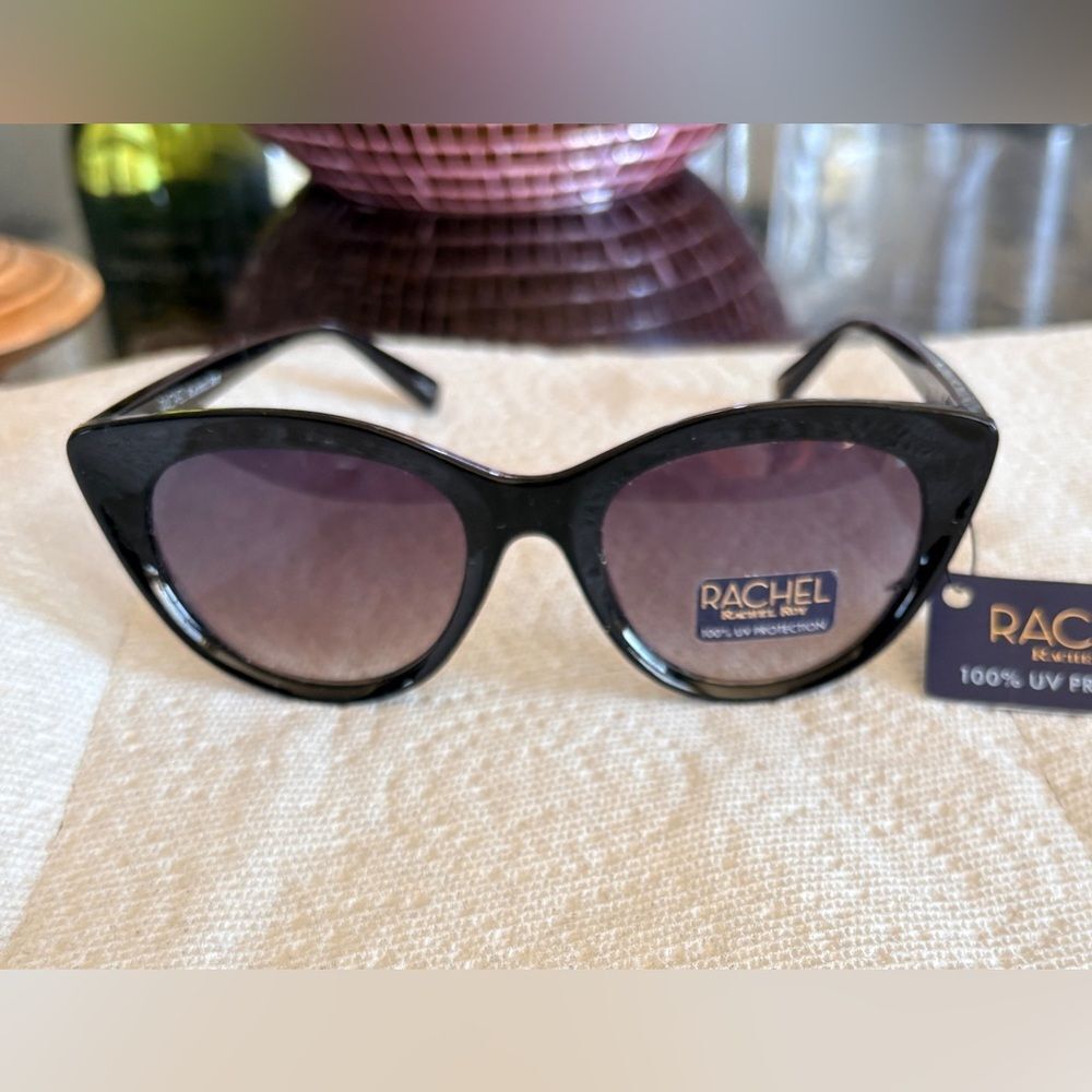 RACHEL Rachel Roy Black Sunglasses